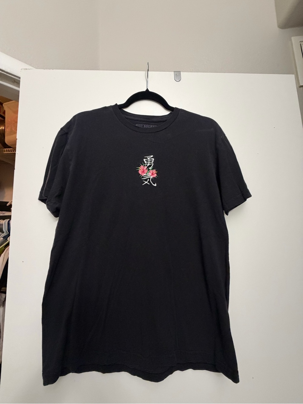 Riot society black shirt